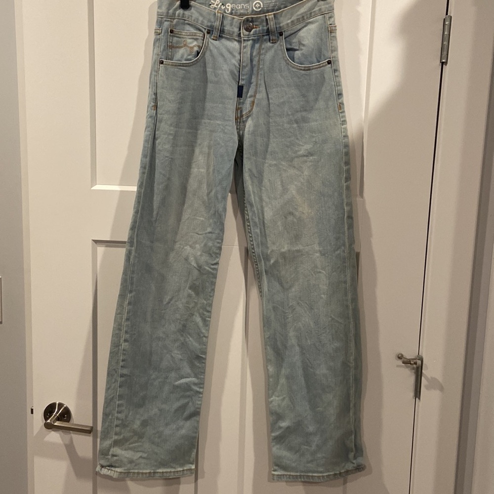 Lngeans on geans men's light denim jeans classic C47 fit size 28